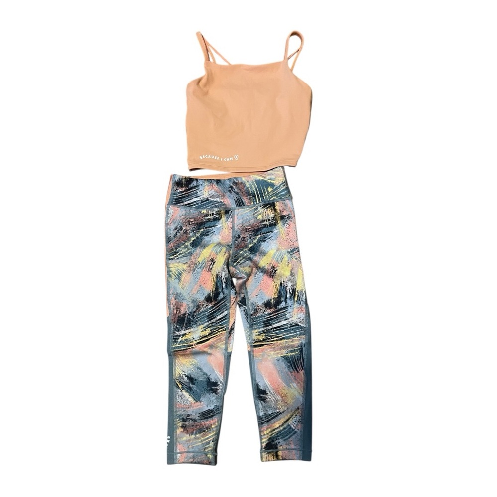 Athleta X Simone Biles Tank & Leggings Set